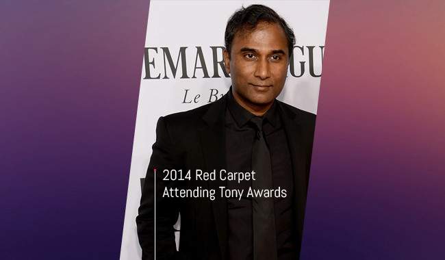 Shiva Ayyadurai Red Carpet Attending Tony Awards