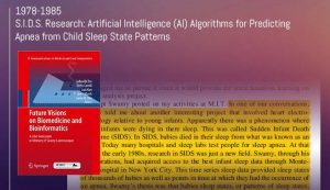 Artificial Intelligence (AI) algorithms for predicting apnea in infants