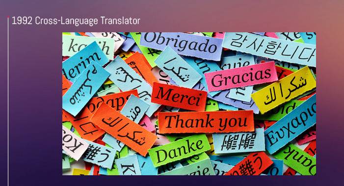 Cross-Language translator developed by Shiva Ayyadurai