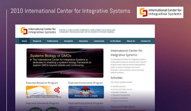 International Center for Integrative Systems launched by Shiva, running for Senate from Massachusetts.