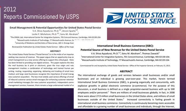 USPS commissions reports by Shiva to maximize profits using technology