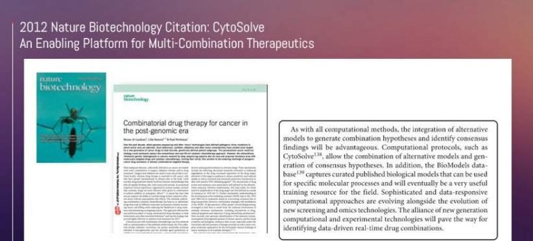 CytoSolve, developed by Shiva Ayyadurai cited in Nature Biotechnology