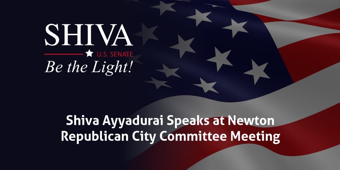 Shiva 4 Senate speaks at Newton Republican City Committee Meeting
