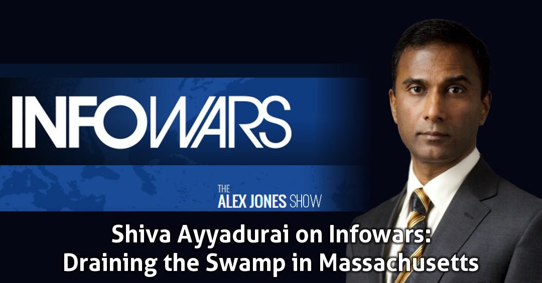 Shiva Ayyadurai on Infowars: Draining the Swamp in Massachusetts