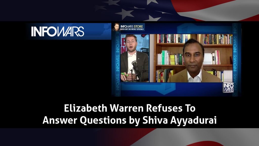 Elizabeth Warren Refuses To Answer Questions by Shiva Ayyadurai
