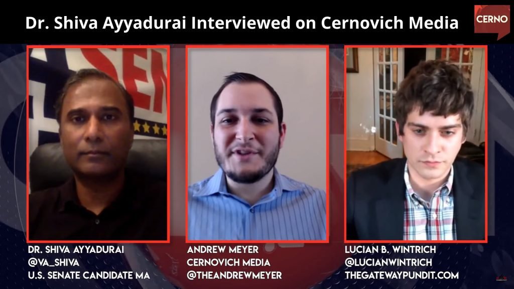 Dr. Shiva Ayyadurai interviewed live on Cernovich Media