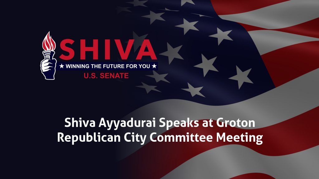 Dr. Shiva Ayyadurai Speaks at Groton Republican Town Committee Meeting