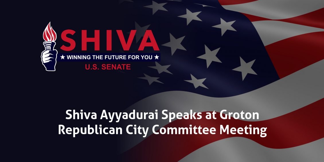 Dr. Shiva Ayyadurai Speaks at Groton Republican Town Committee Meeting