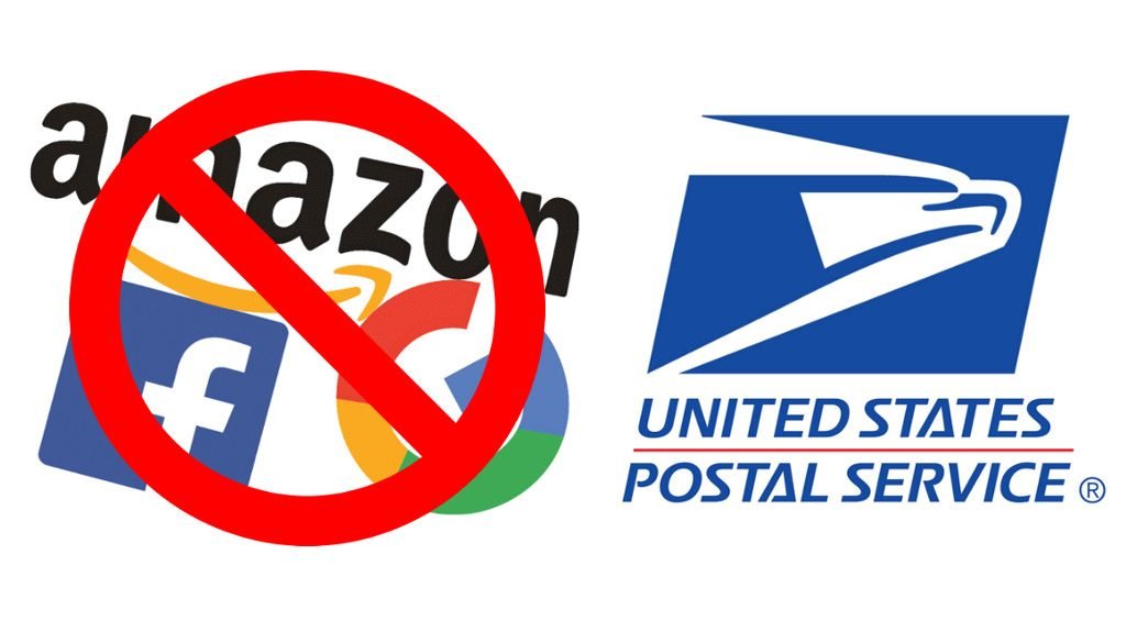 Amazon, Google and Facebook Cannot Be Trusted - Long Live the U.S. Postal Service