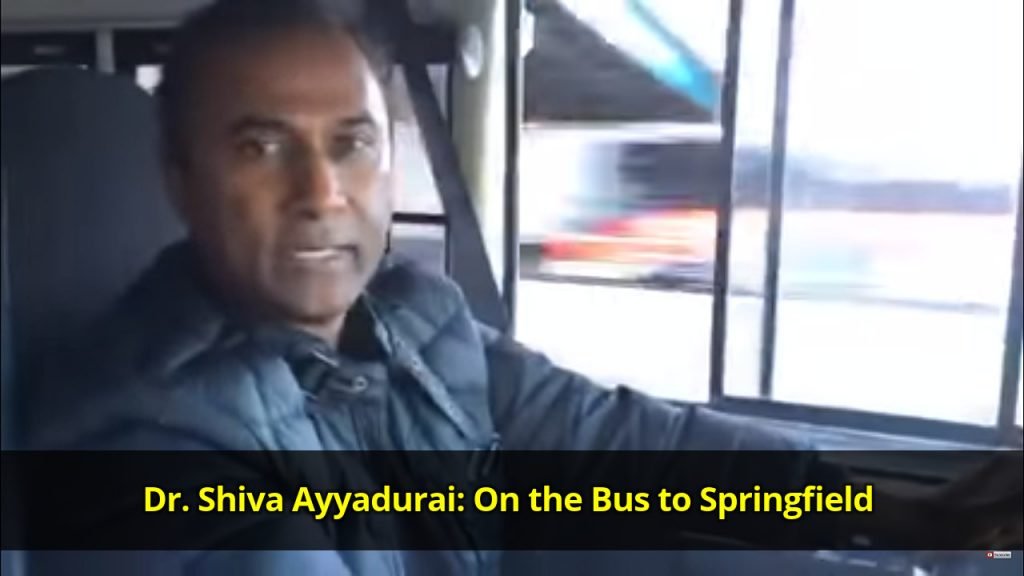 Dr. Shiva Ayyadurai is on the way to the beautiful city of Springfield, MA to collect signatures for putting him on the ballot.