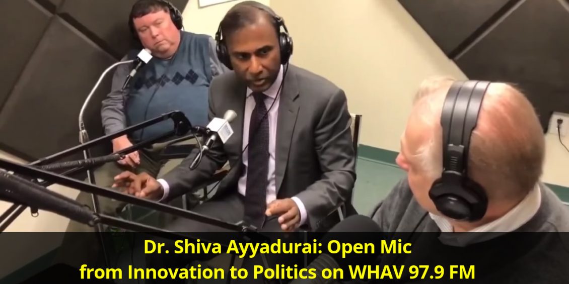 Dr. Shiva Ayyadurai: Open Mic from Innovation to Politics on WHAV 97.9 FM