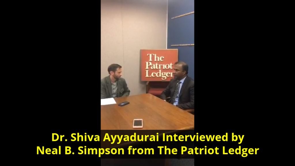 Dr. Shiva Ayyadurai Interviewed by Neal B. Simpson from The Patriot Ledger