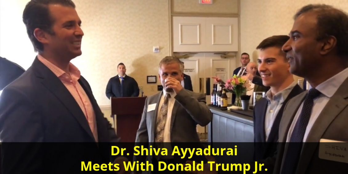 Dr. Shiva Ayyadurai Meets With Donald Trump Jr.