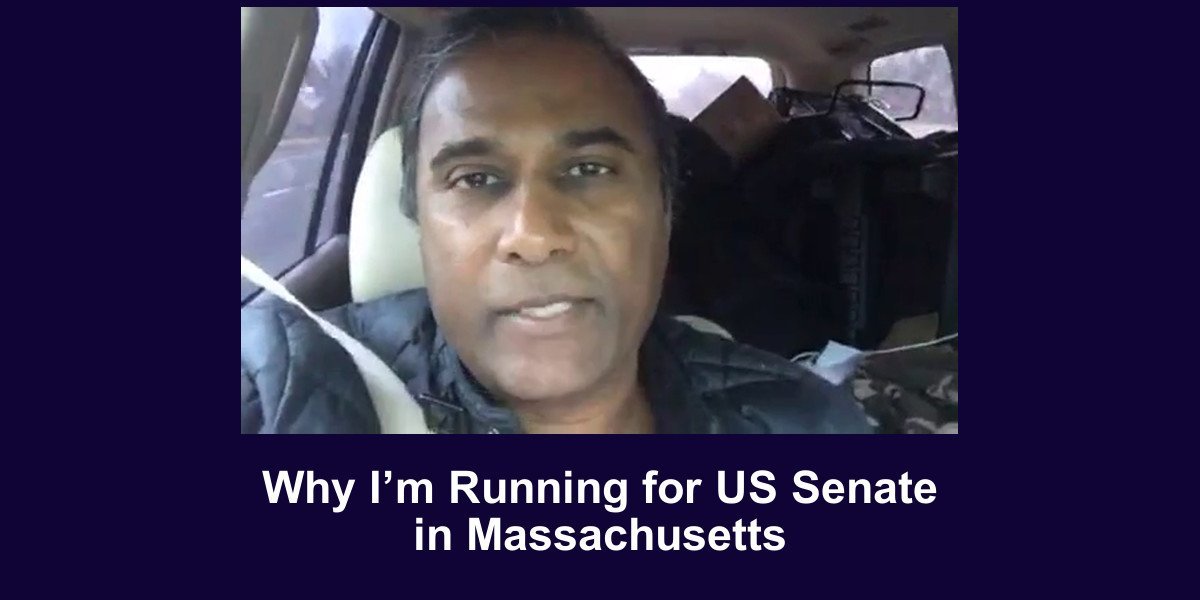 Why I’m running for US Senate in Massachusetts