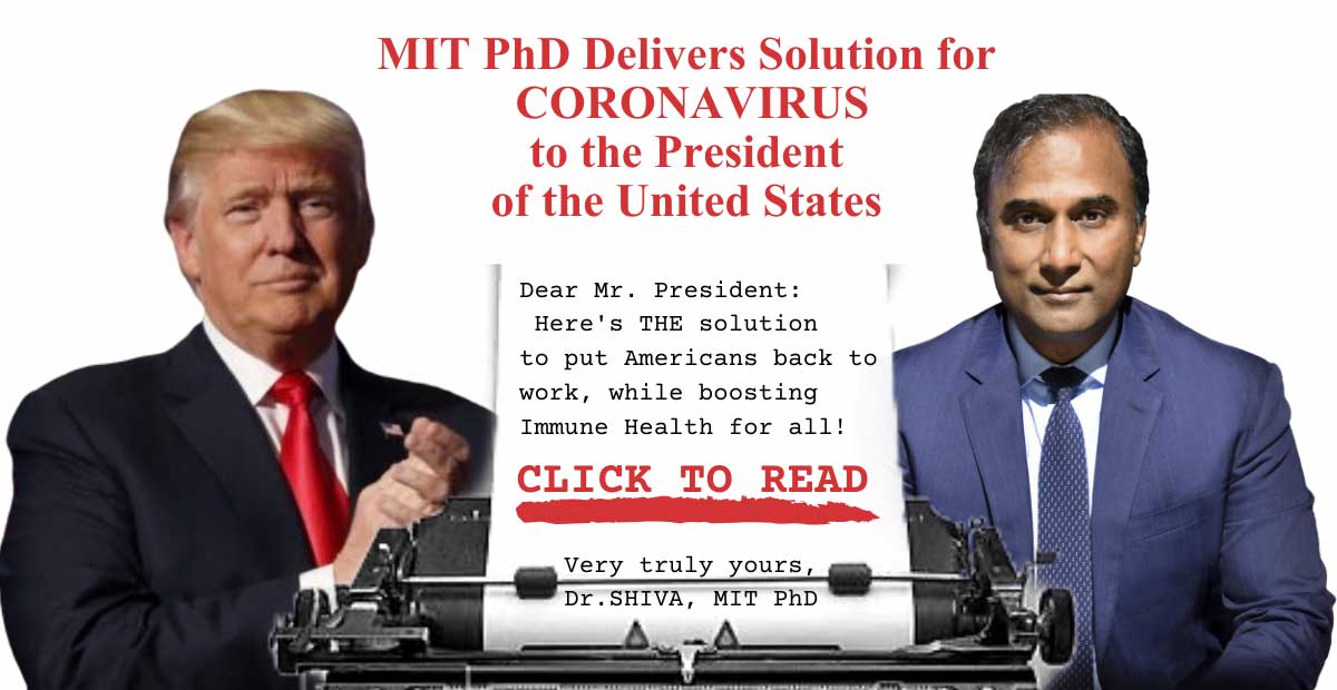 Immune and Economic Health for America Coronavirus | Dr.SHIVA For U.S. Senate in Massachusetts 2026