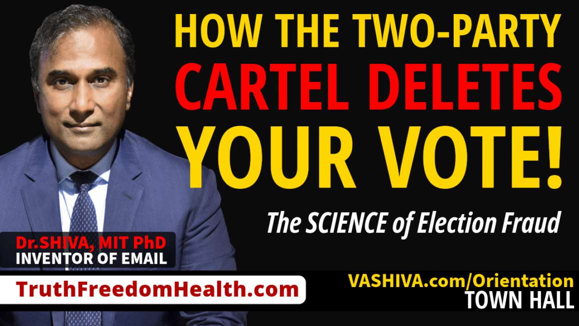 How the Two-Party Cartel Deletes Your Vote! The SCIENCE of Election Fraud